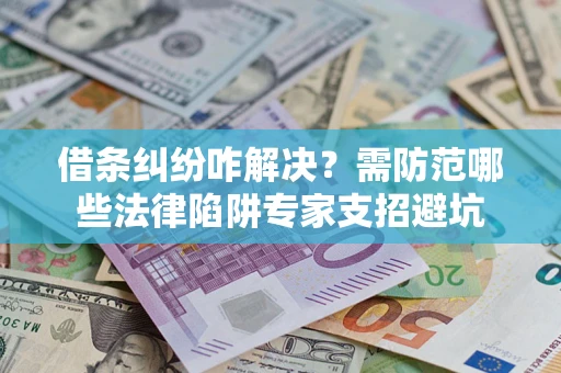 北京借条纠纷咋解决？需防范哪些法律陷阱专家支招避坑