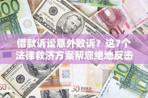 北京借款诉讼意外败诉？这7个法律救济方案帮您绝地反击！