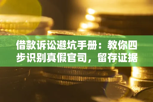 北京借款诉讼避坑手册：教你四步识别真假官司，留存证据不踩雷
