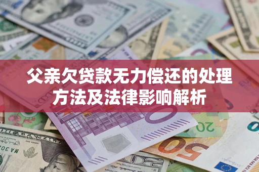 北京父亲欠贷款无力偿还的处理方法及法律影响解析