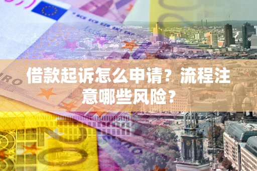 北京借款起诉怎么申请？流程注意哪些风险？