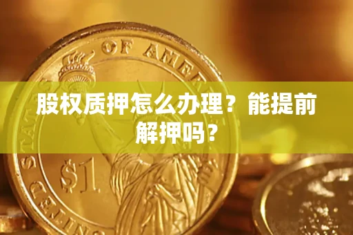 北京股权质押怎么办理？能提前解押吗？